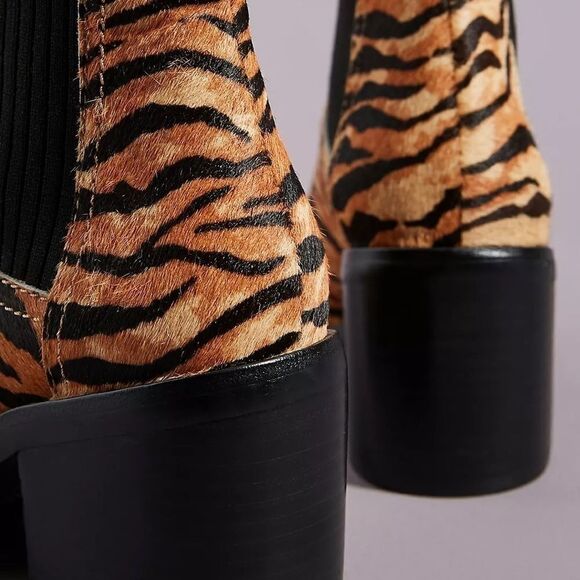 ANTHROPOLOGIE Silent D Nirvani Knit Chelsea Boots - Picture 5 of 8